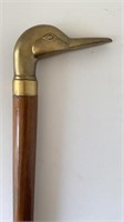 Brass Duck Handle Cane