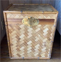 Bamboo Weaving Stand Table Box