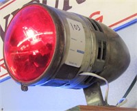 Vintage Police Light 12" Long 7" Round