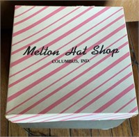 Melton Hat Shop, Columbus, IN Hat Box
