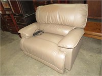 LEATHER LIKE ELECTRIC RECLINER