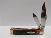 CASE XX USA 1965-69 PRETTY BONE MINI TRAPPER KNIFE