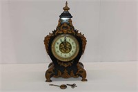 Waterberry Slate Clock With Cast Mounts