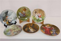 6 Assorted Collector Plates