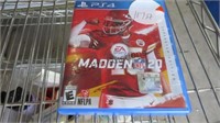 PS4 MADDEN 20 CASE, GRAND THEFT AUTO INSIDE