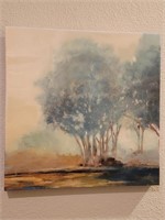 Glossy Print Landscape on Canvas