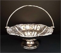 Victorian Chased Sheffield Fruit Basket