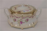 Prussia Double-Handled Biscuit Barrel 5"H