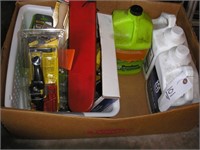 BOX OF CHAIN SAW ITEMS