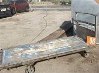 4 wheel flatbed cart