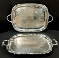 Two Footed Sheffield Trays