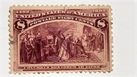 1893 Columbian Exposition US Stamp Series. 8c.