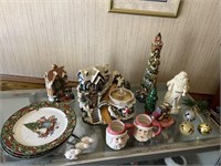 Collection of Christmas decor. note for pick up