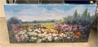 Flower Field Canvas Art