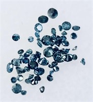 0.40 cts Assorted Natural Blue Diamonds