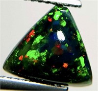 1.84 ct Natural Ethiopian Black Fire Opal