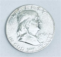 1961 Proof SILVER Franklin Half Dollar
