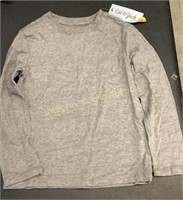 Cat & Jack Long Sleeve Shirt Gray XS 4/5