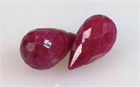 7.64 cts Natural Mozambique Ruby Beads