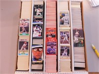 Lot de +de 6000 cartes de baseball, cond. 'mint'
