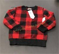 Sweater Red/Black 3T