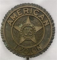 American Legion Bronze Plaque 
6 inch