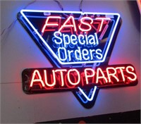 Auto Parts Neon Sign 40"X34"