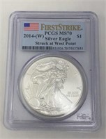 Silver Eagle $1 MS70