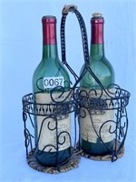 Decorative Dual Wine Glass Display