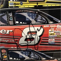 Dale Earnhardt Signed Poster 23 x 17