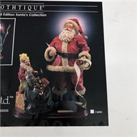 Clothtique Santa With Elf in Box