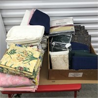 Lot of Bed Linen and Curtains