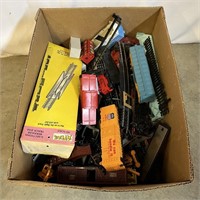 Entire Box Of Assorted Train Cars And More