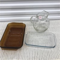 3 pieces Glass