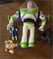 LARGE BUZZ LIGHTYEAR AND TOYS