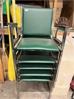 Set Of 5 Office Chairs