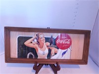 Cadre vitré avec affiche Coca-Cola