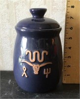 Frankoma pottery cookie jar
