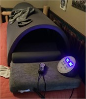 Solo light therapy with dome