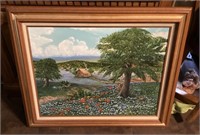 Oil on canvas landscape 29x35