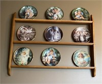 Collectors plates and wall rack