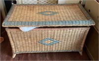 Wicker trunk and soft goods