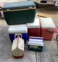 6 Assorted coolers