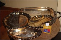 Assorted Plated Silver Items