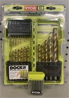 Ryobi 21 Piece Titanium Coated Drill Bit Set