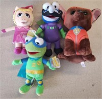 Lot of Plush Muppets Paw Patrol Kermit The Frog