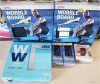 Exercise/ Fitness Lot- Wobble Board, Jump Rope