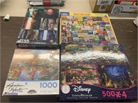 Lot of Puzzles Star Wars Disney