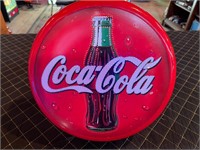 1ft Round Light Up Coca-Cola Bottle Cap