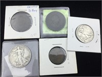 Silver and Old coin collection